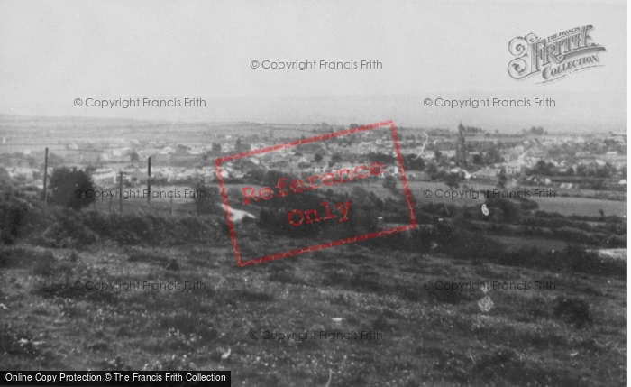 Photo of Kidwelly, General View c.1955