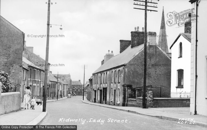 Photo of Kidwelly, Lady Street c.1955