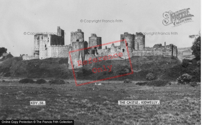 Photo of Kidwelly, The Castle c.1965