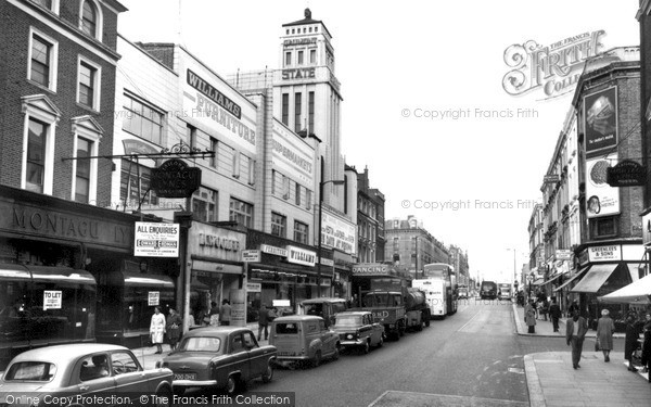 Photo of Kilburn, State and High Road c1965