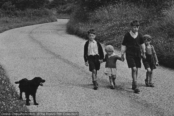 Photo of Kilburn, Taking The Dog For A Walk c.1955