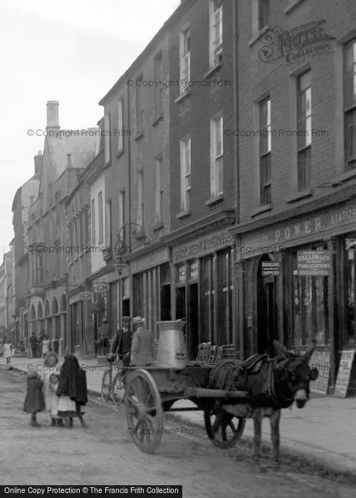 Photo of Kilkenny, Donkey Cart In Parliament Street c.1890