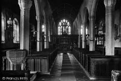 Church Interior 1910, Kilkhampton