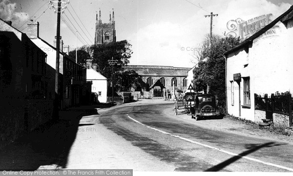 Photo of Kilkhampton, London Inn And St James' Church 1949