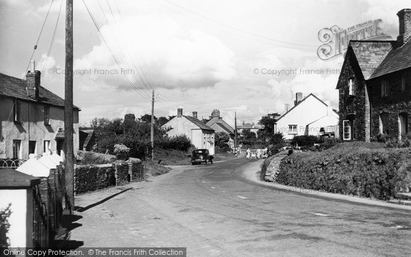 Photo of Kilkhampton, Main Street From The South 1949