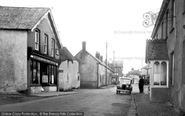 Photo of Kilkhampton, Post Office Street c.1933
