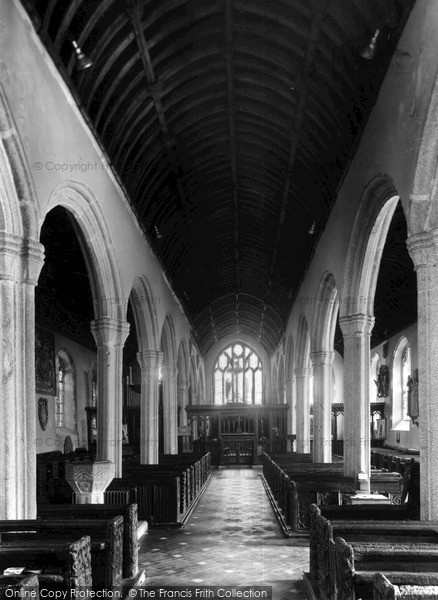 Photo of Kilkhampton, St James' Church Interior 1949