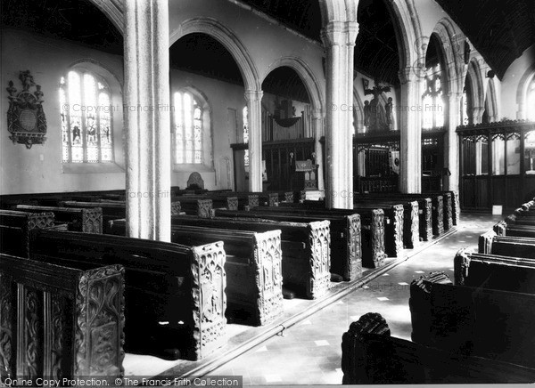 Photo of Kilkhampton, St James' Church Interior 1949
