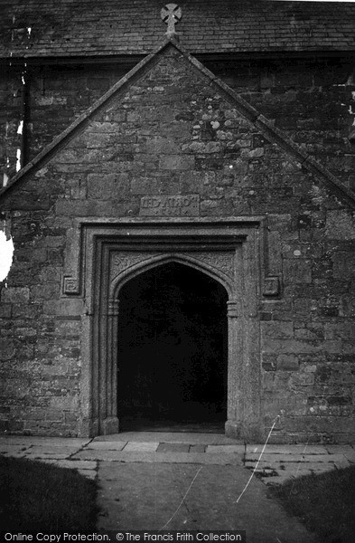 Photo of Kilkhampton, St James's Church Porch 1949