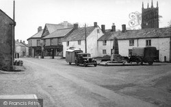 The Square From Post Office c.1950, Kilkhampton