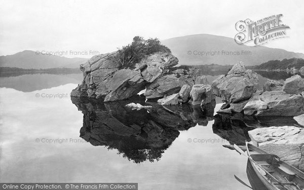 Photo of Killarney, Middle Lake, Victoria Rock 1897