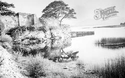 Ruined Castle By Lake c.1937, Killarney
