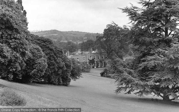 Photo of Killerton, House, A Peep Through The Trees c.1949
