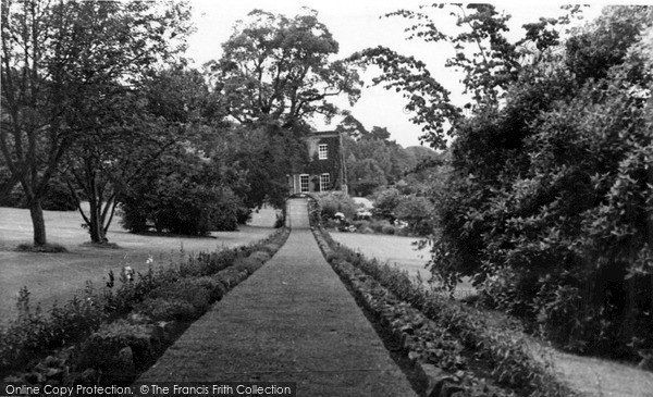 Photo of Killerton, The Grass Walk, Killerton House c.1950