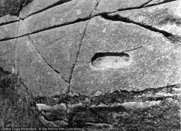 Photo of Kilmartin, Dunadd, Stone Footprint 1955
