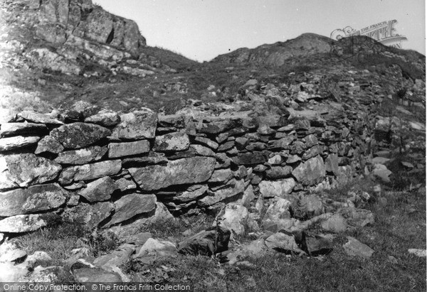 Photo of Kilmartin, Stone Wall, Dunadd 1955