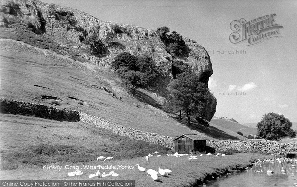Photo of Kilnsey, Kilnsey Crag c.1960