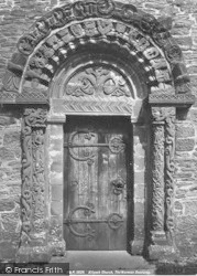 Church, Norman Door c.1880, Kilpeck