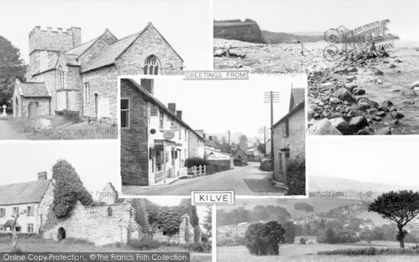 Photo of Kilve, Composite c.1955