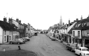 Castle Green And High Street c.1965, Kimbolton
