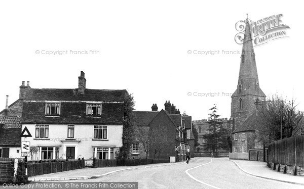 Photo of Kimbolton, Church Corner c.1955
