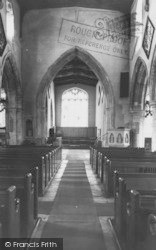 Church Interior c.1965, Kimbolton