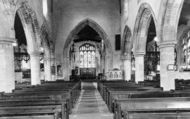 St Andrew's Church, Interior c.1960, Kimbolton