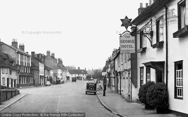 Photo of Kimbolton, The Village c.1955