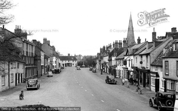 Photo of Kimbolton, The Village c.1955