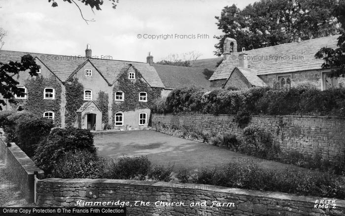 Photo of Kimmeridge, The Church And Farm c.1960