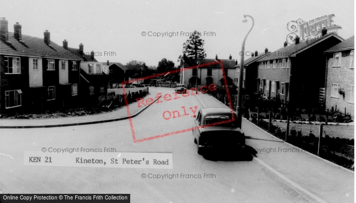 Photo of Kineton, St Peter's Road c.1965