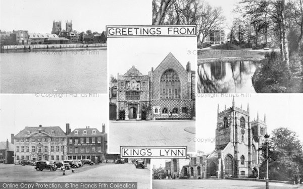 Photo of King's Lynn, Composite c.1955