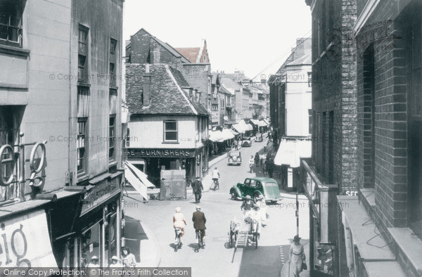 Photo of King's Lynn, High Street c.1955