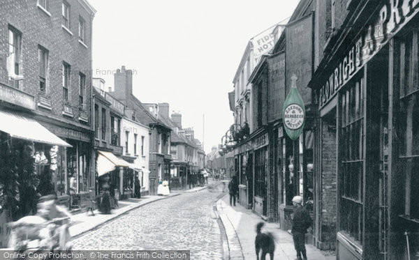 Photo of King's Lynn, Norfolk Street 1891
