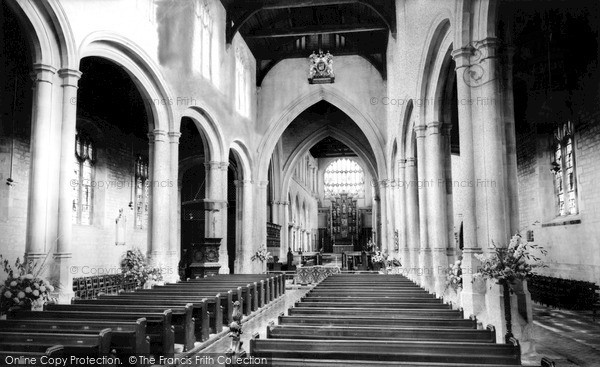 Photo of King's Lynn, St Margaret's Church Interior c.1965