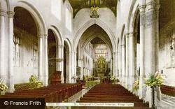 St Margaret's Church Interior c.1965, King's Lynn