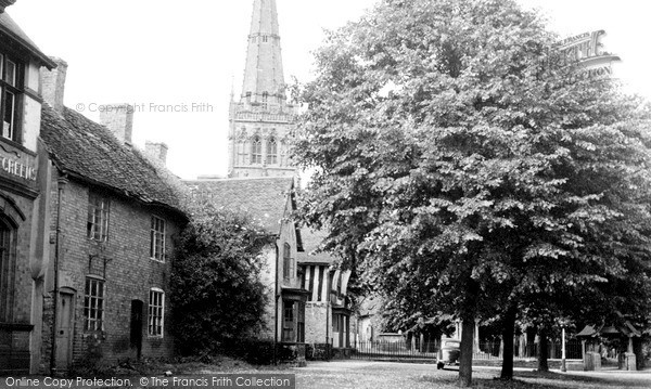 Photo of King's Norton, Old Saracen's Head And Church 1949