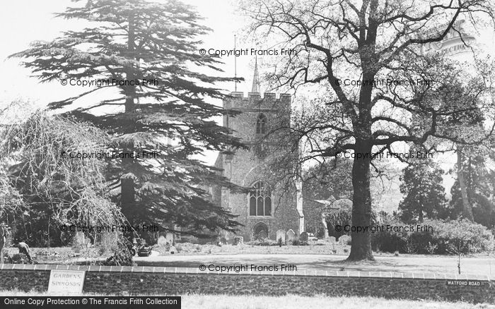 Photo of Kings Langley, All Saints Church c.1955