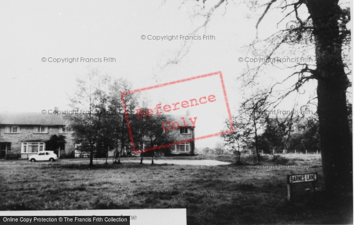 Photo of Kings Langley, Barnes Lane c.1965