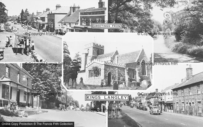 Photo of Kings Langley, Composite c.1955