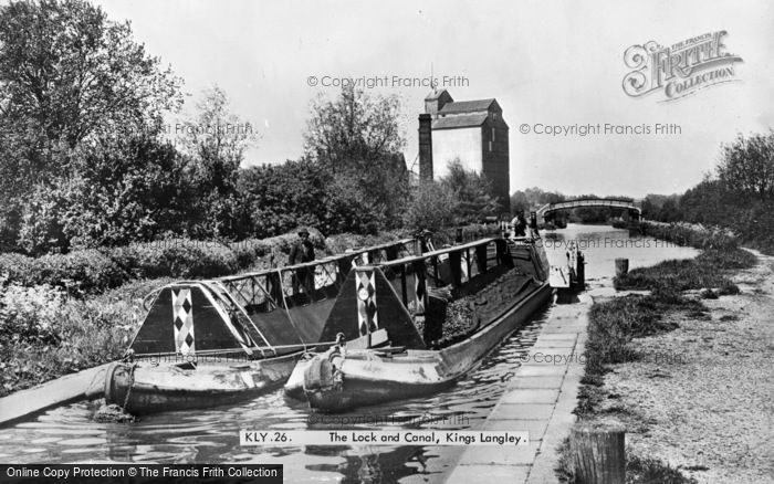Photo of Kings Langley, The Lock And Canal c.1955