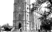 Kings Norton, the Church of St John the Baptist c1955