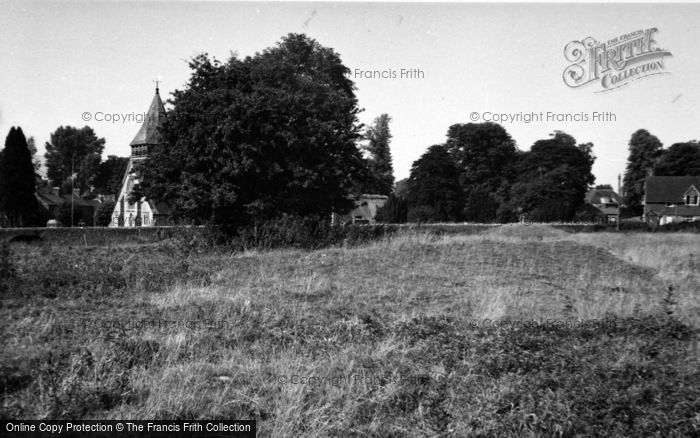 Photo of Kings Somborne, Foundations Of King John's Palace And The Church 1959