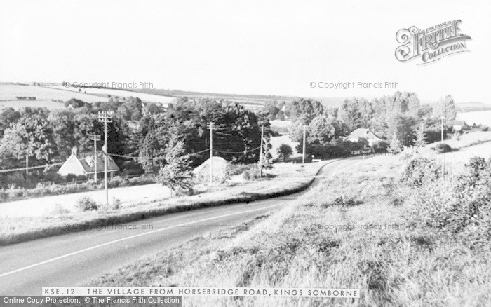 Photo of Kings Somborne, The Village From Horsebridge Road c.1965