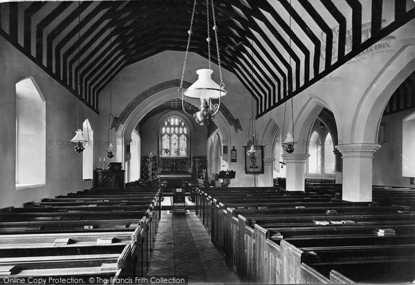 Photo of Kings Worthy, Church Interior 1912