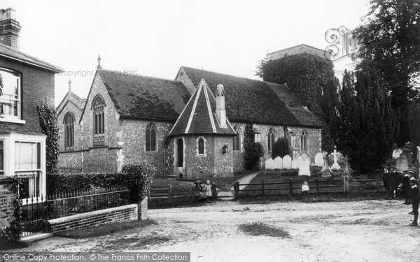 Photo of Kings Worthy, St Mary's Church 1912