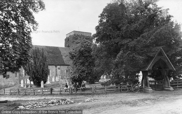 Photo of Kings Worthy, St Mary's Church And Lychgate 1912