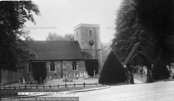 Photo of Kings Worthy, St Mary's Church c.1960