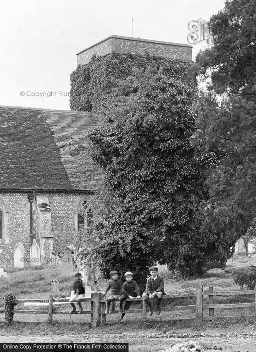 Photo of Kings Worthy, St Mary's Church Tower 1912