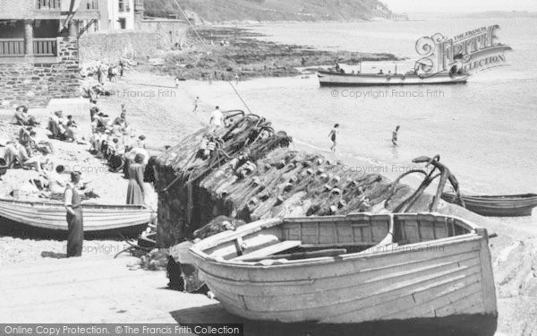 Photo of Kingsand, The Cleave, Fishing Boats c.1955